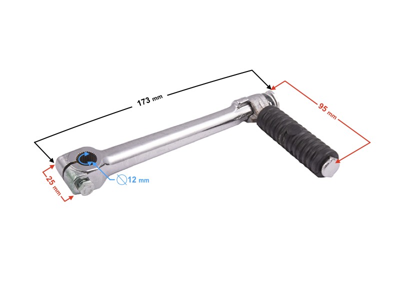 Starter lever for Cross CRF50 and Cross CRF70 Starter lever for Cross CRF50 and Cross CRF70