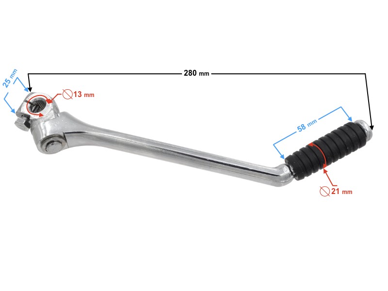 Kick starter lever for FR 2 moped