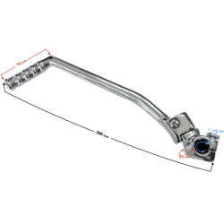 Hyper 125 foot control lever