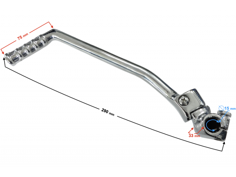 Hyper 125 foot control lever
