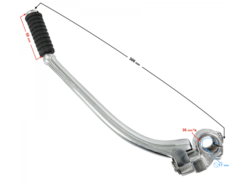 Kickstarter lever Street-R 125