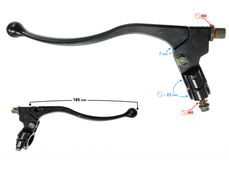 Clutch handle lever (LEFT)