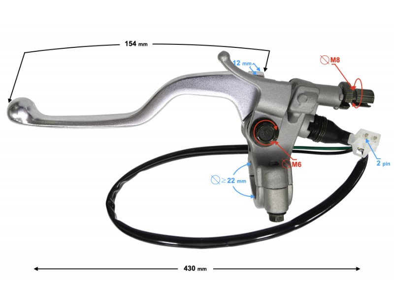Clutch lever DB250 MZK