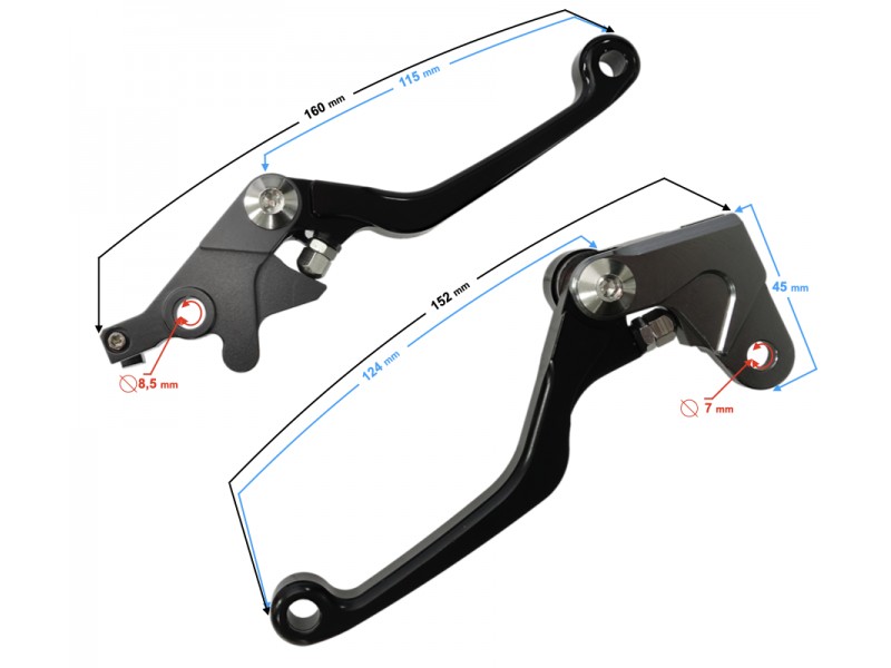 Honda XR250 clutch lever