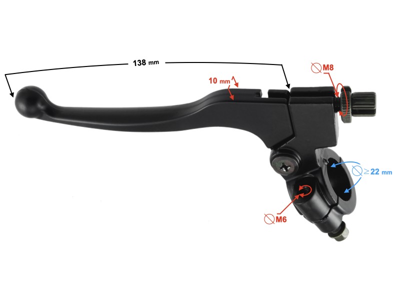 Clutch lever for Cross 110cc