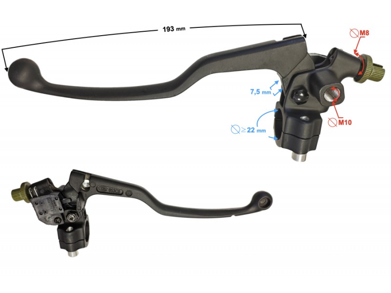 (WHOLESALE) Clutch lever Stratos 125