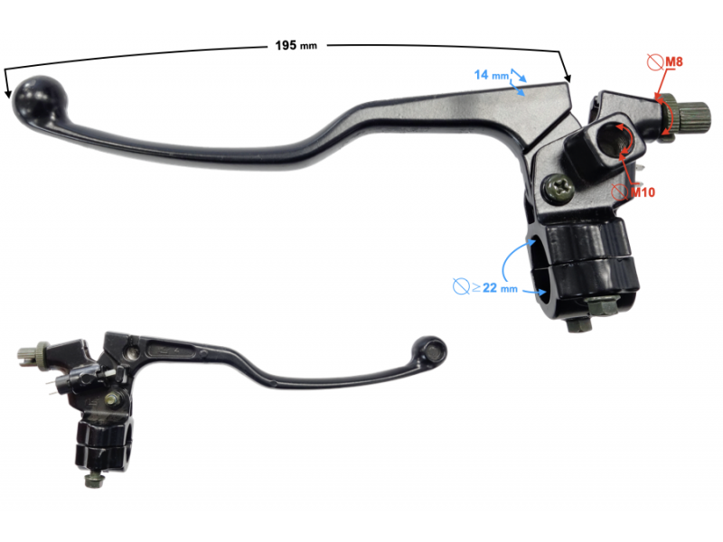 (WHOLESALE) Clutch lever Street-R 125