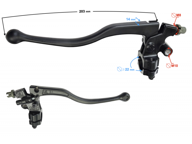 (WHOLESALE) Clutch lever VOGE 300DS/AC/R (271510196-0001)