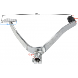 Gear shift lever ATV Thor/Rocky 125