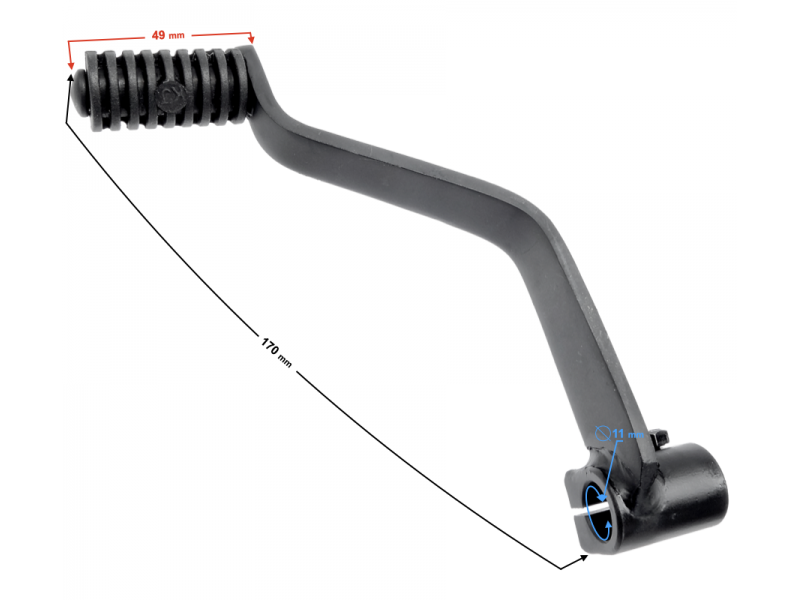 (WHOLESALE) VOGE 300 Rally Euro 5 Gear Lever (193700632-0003)