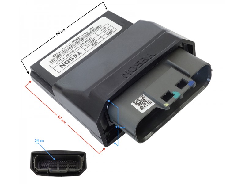 ECU controller for moped FR 2/Euro 5 ECU controller for moped FR 2/Euro 5