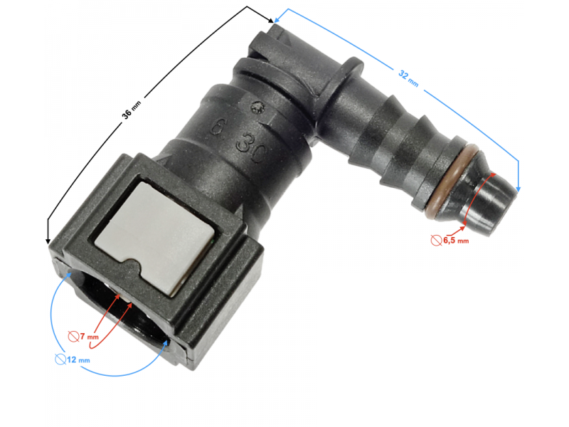 Injection connector Naked 50