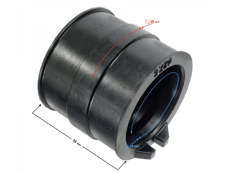 Rubber fuel injection connector Naked 50