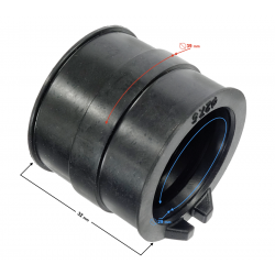 Rubber fuel injection connector Naked 50