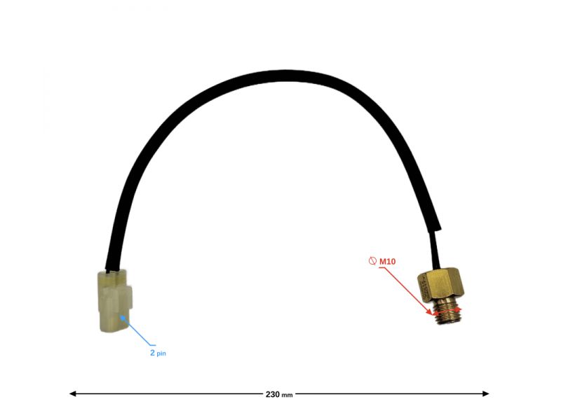 Temperature sensor with male end for Classic 125 Temperature sensor with male end for Classic 125