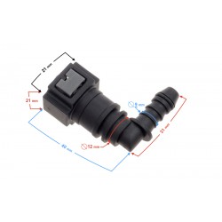Fuel angle connector (B-max)