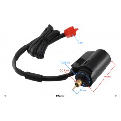 Elektric suction for a 4T scooter