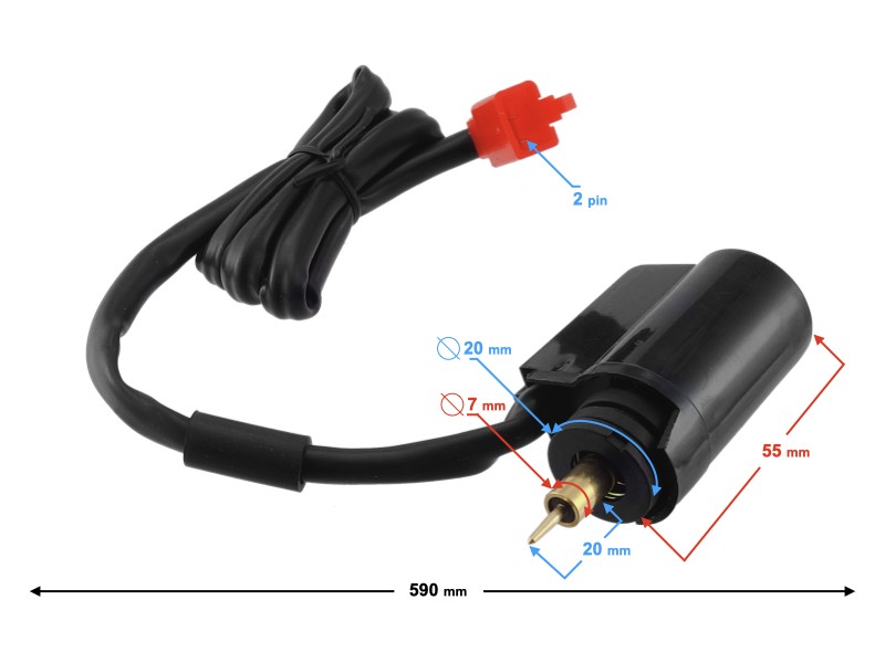 Elektric suction for a 4T scooter