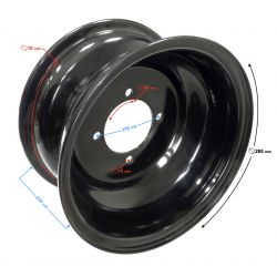 Rear steel rim for Bashan 200