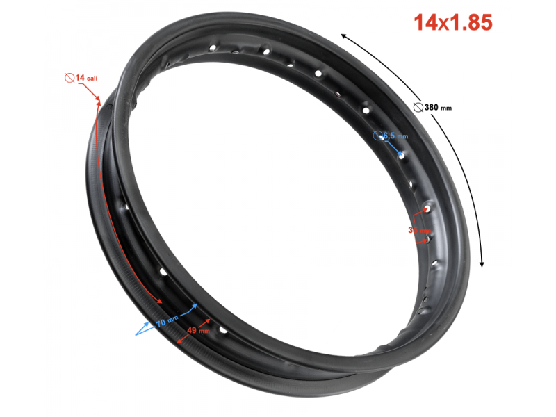 Rear rim CROSS NXT125 Rear rim CROSS NXT125