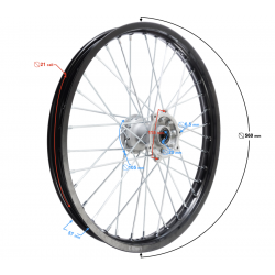 Front Rim 21-1.60 NXT250 black Front Rim 21-1.60 NXT250 black