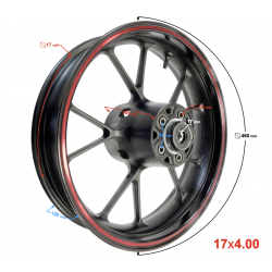 Rear rim Naked 50
