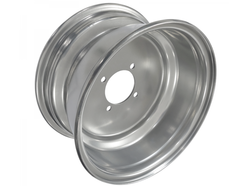 Silver front rim 10x5,5 (90mm) ATV