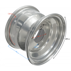 Front rim 8x5,5 (90mm) ATV