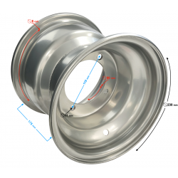 Rear rim 8x7 (110mm) ATV