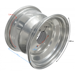 Rear rim 87 (three holes) ATV