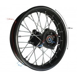 Rear rim 12x1,85 (90mm spacing) Dirt bike