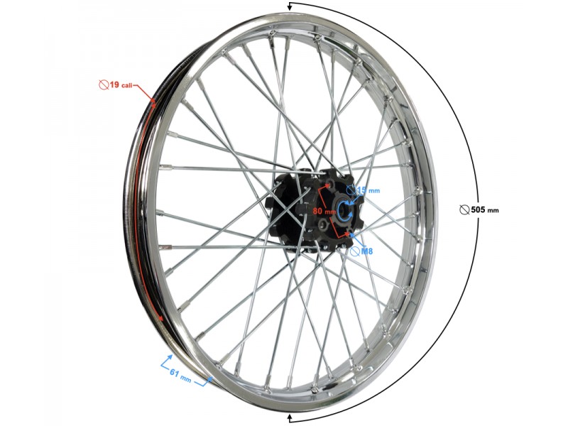 Front rim 19x1,4 Dirt bike