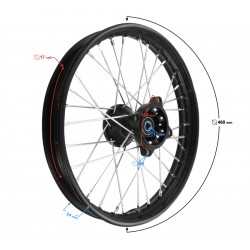 Front rim 17x1,4 (100mm spacing) Dirt bike