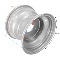 Rear Rim 8x7 (Three Holes) ATV Variant 2