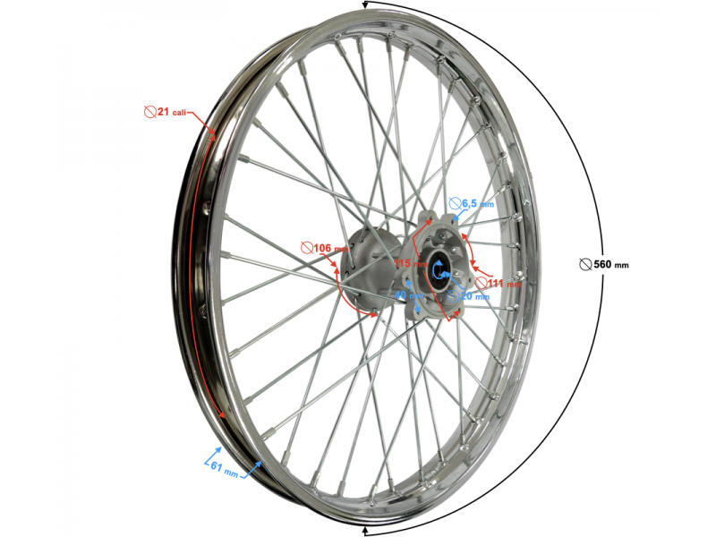 Front rim DB250 MZK