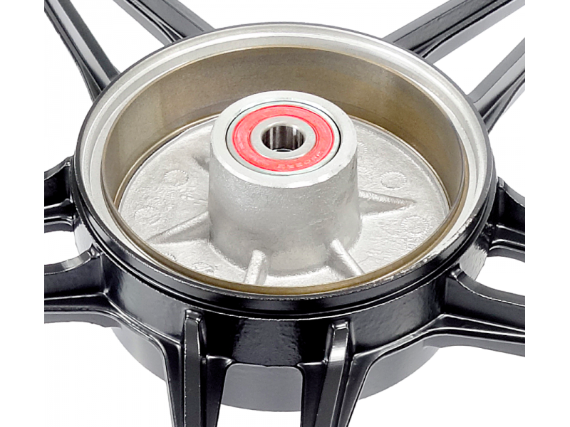 Aluminum rear rim 18-1,85 with drum brake for Fighter 2 moped