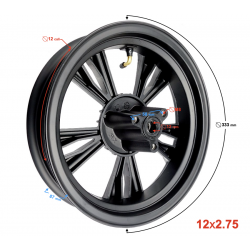 Front rim for E-Max scooter 2.5 / 12 inches