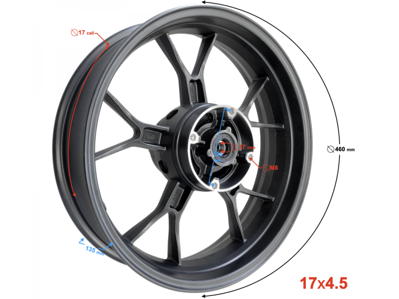 Rear rim BLADE R