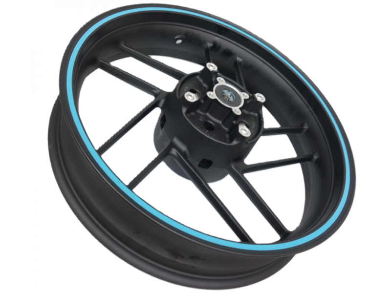 Rear rim black and blue VOGE 125R