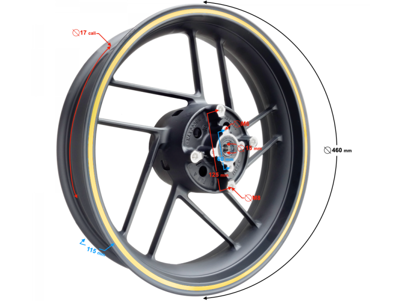 Rear Wheel VOGE 125R