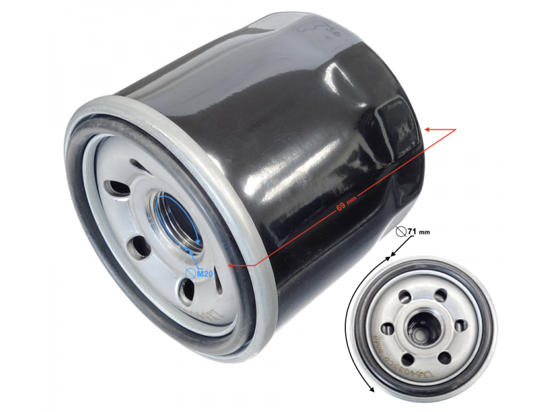 (WHOLESALE) VOGE 500DS / 500AC / 525 Oil Filter (150350015-0001)