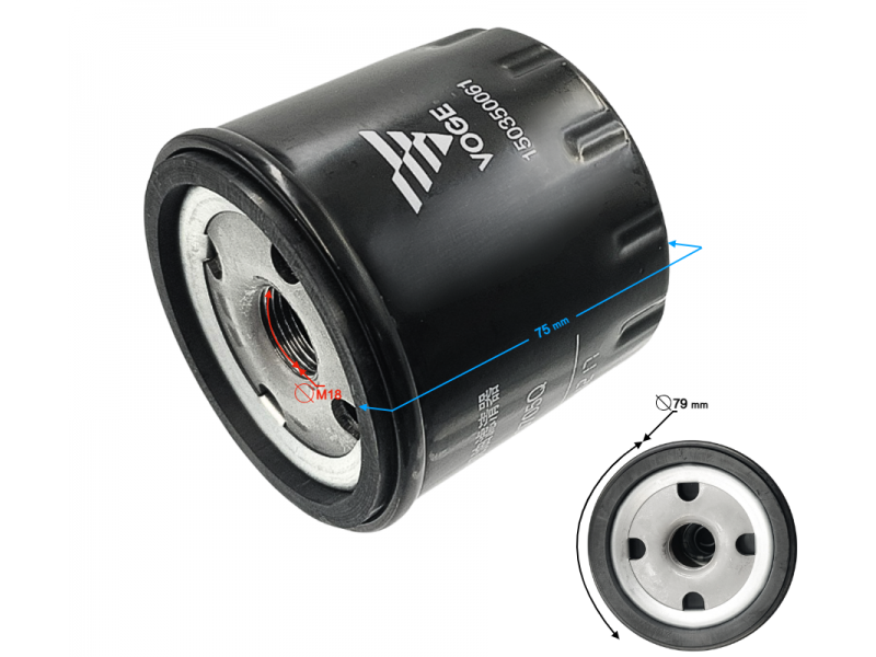 (WHOLESALE) VOGE 900DSX Oil Filter (150350061-0001)