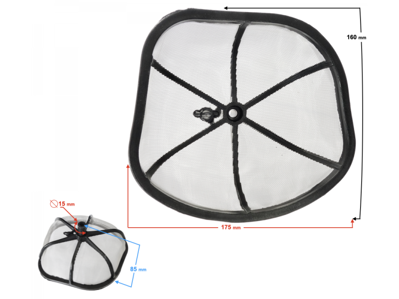 NXT250 L Air Filter Base