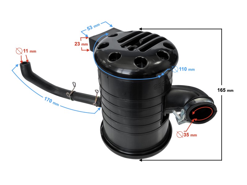 (WHOLESALE) Air filter for FR 2 moped