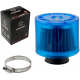 Cone air filter, blue, diameter 32mm