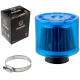 Cone air filter, blue, diameter 35mm