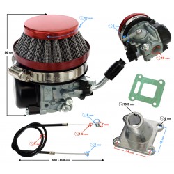 Carburetor Pocket Bike, set Carburetor Pocket Bike, set