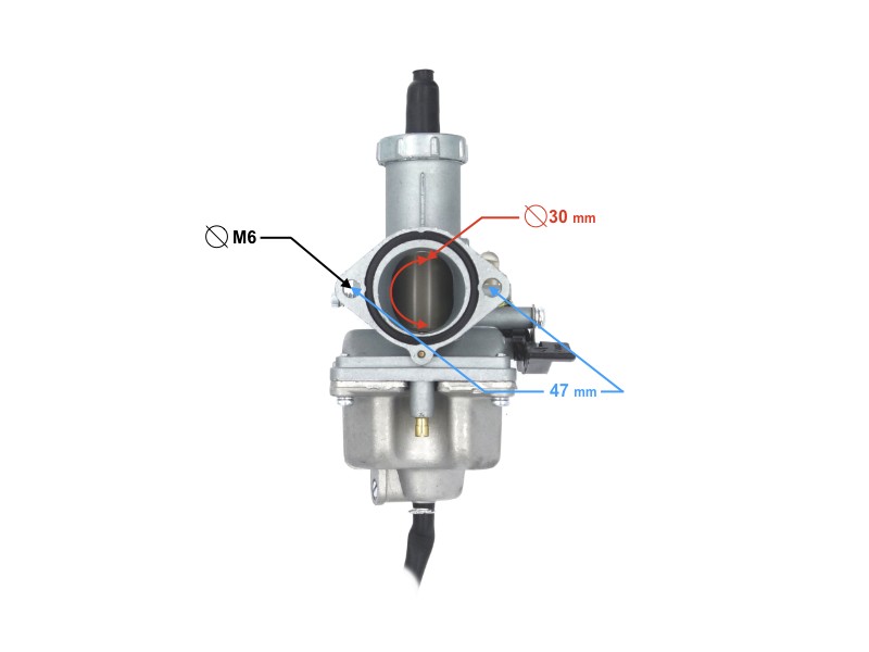 Carburetor PZ30 suction lever 250cc