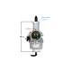 Carburetor PZ30 suction lever 250cc