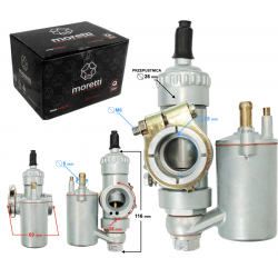 Carburetor Moretti G20, 125cc 2T, WSK 125
